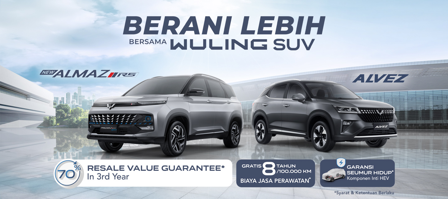Dapatkan Penawaran Spesial Berani Lebih Bersama Wuling SUV Dapatkan Penawaran Spesial Berani Lebih Bersama Wuling SUV
