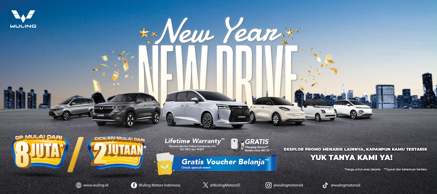Tahun Baru dengan Harapan Baru Bersama Wuling New Year New Drive