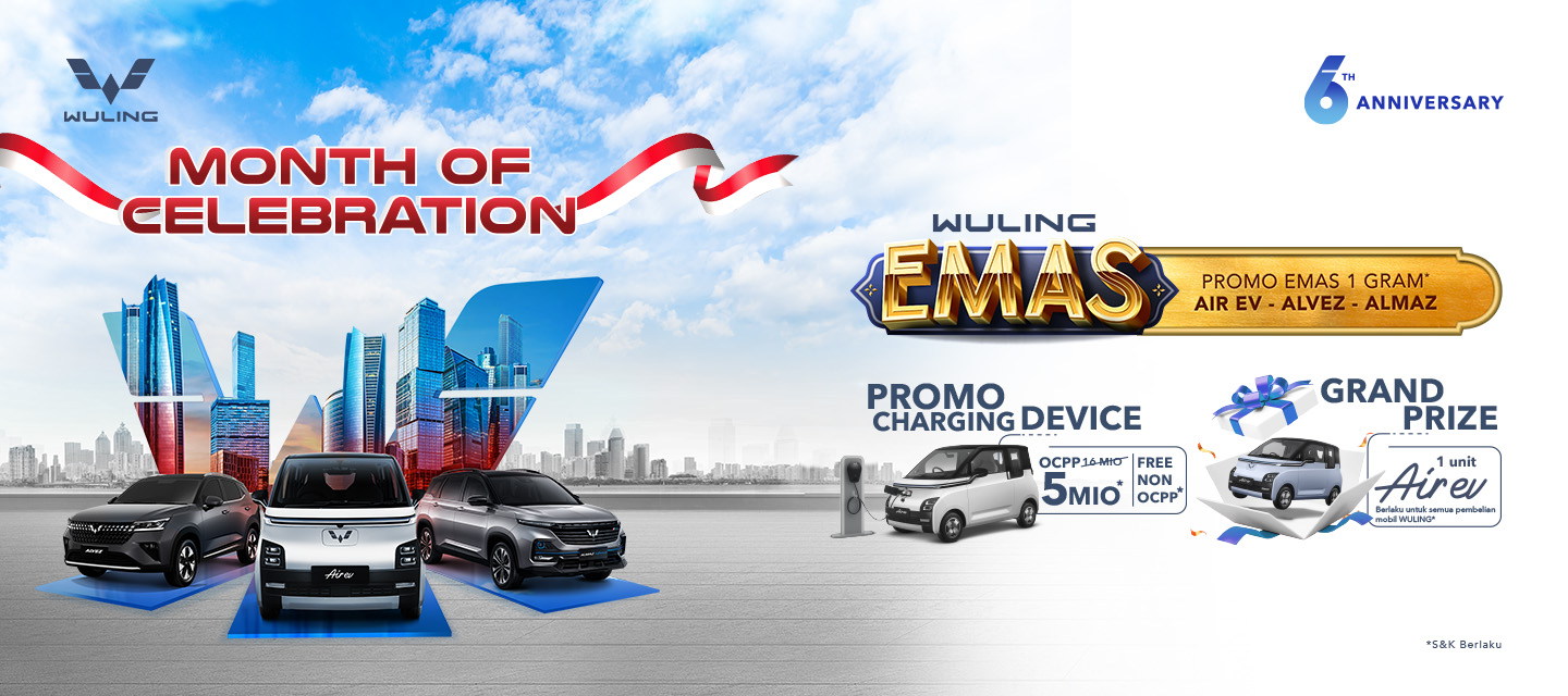 Sambut HUT Kemerdekaan RI dengan Penawaran Spesial Wuling Sambut HUT Kemerdekaan RI dengan Penawaran Spesial Wuling