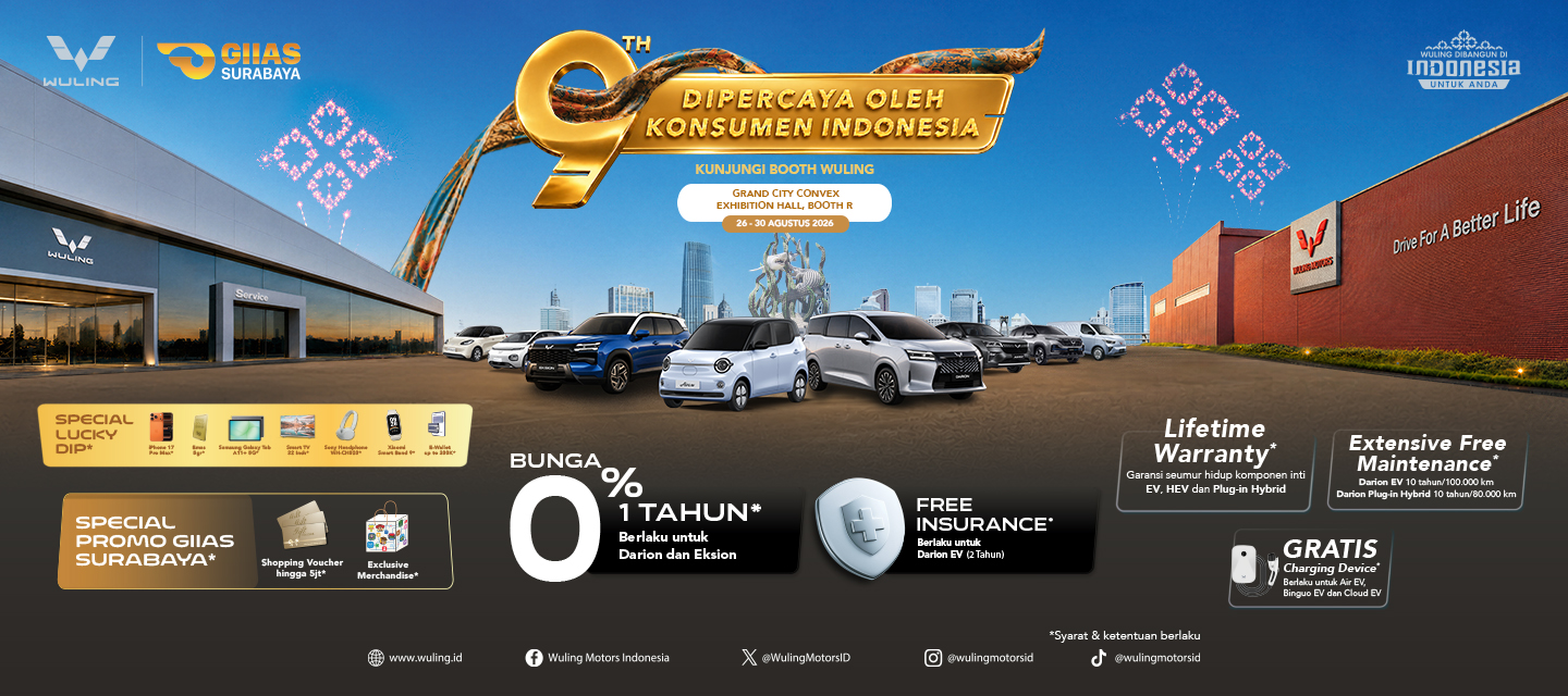 Wuling Ramaikan Gelaran GIIAS Surabaya