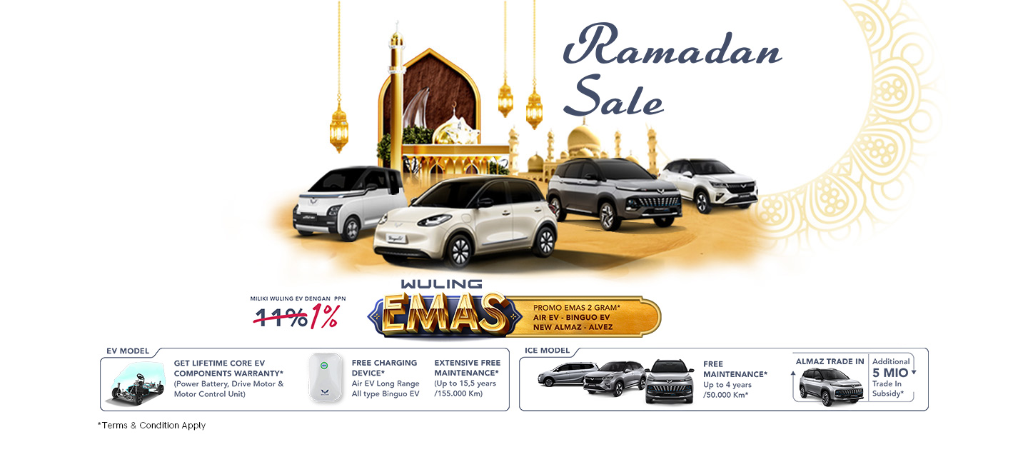 Penawaran Spesial Wuling Maret 2024 di Momen Ramadan! Penawaran Spesial Wuling Maret 2024 di Momen Ramadan!